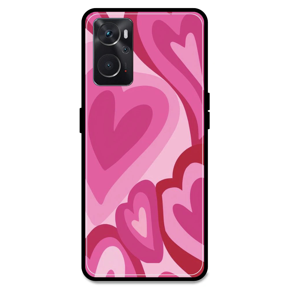 Pink Mini Hearts - Armor Case For Oppo Models Oppo K10