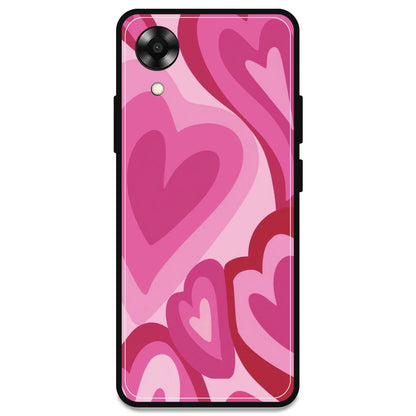 Pink Mini Hearts - Armor Case For Oppo Models Oppo A17K