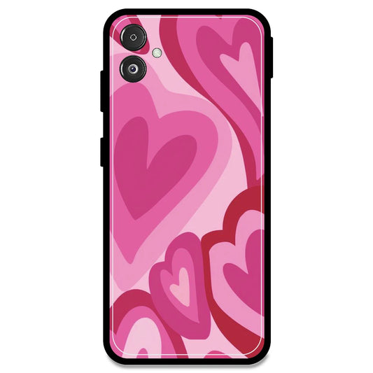 Pink Mini Hearts - Armor Case For Samsung Models Samsung F14 5G