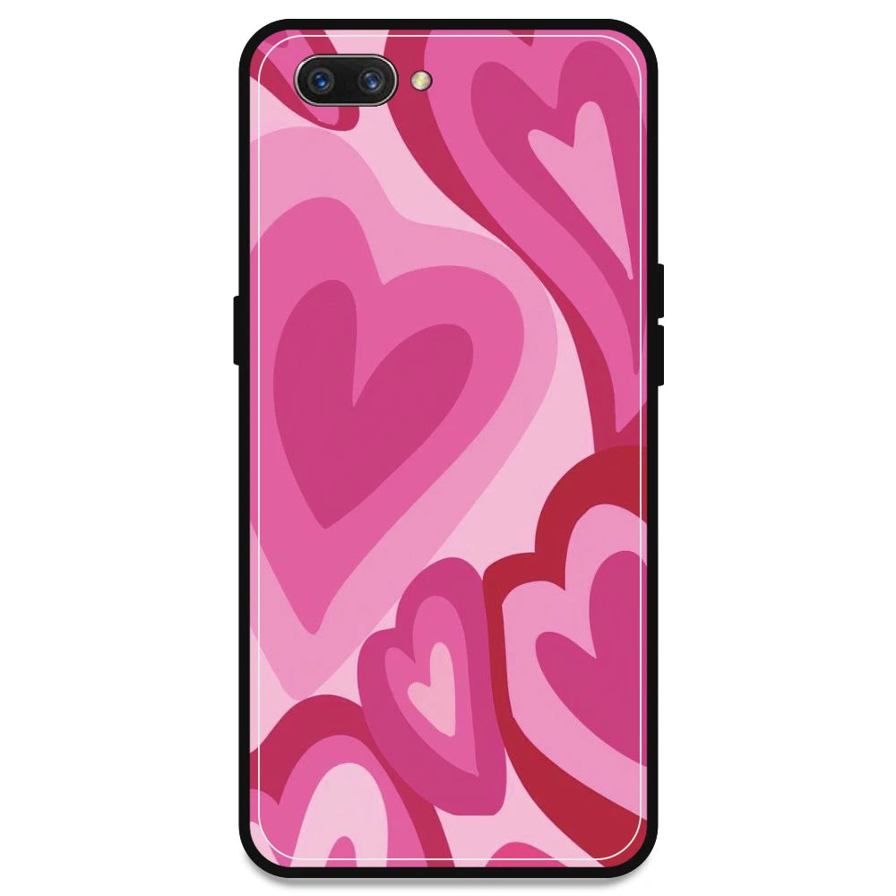 Pink Mini Hearts - Armor Case For Oppo Models Oppo A3s
