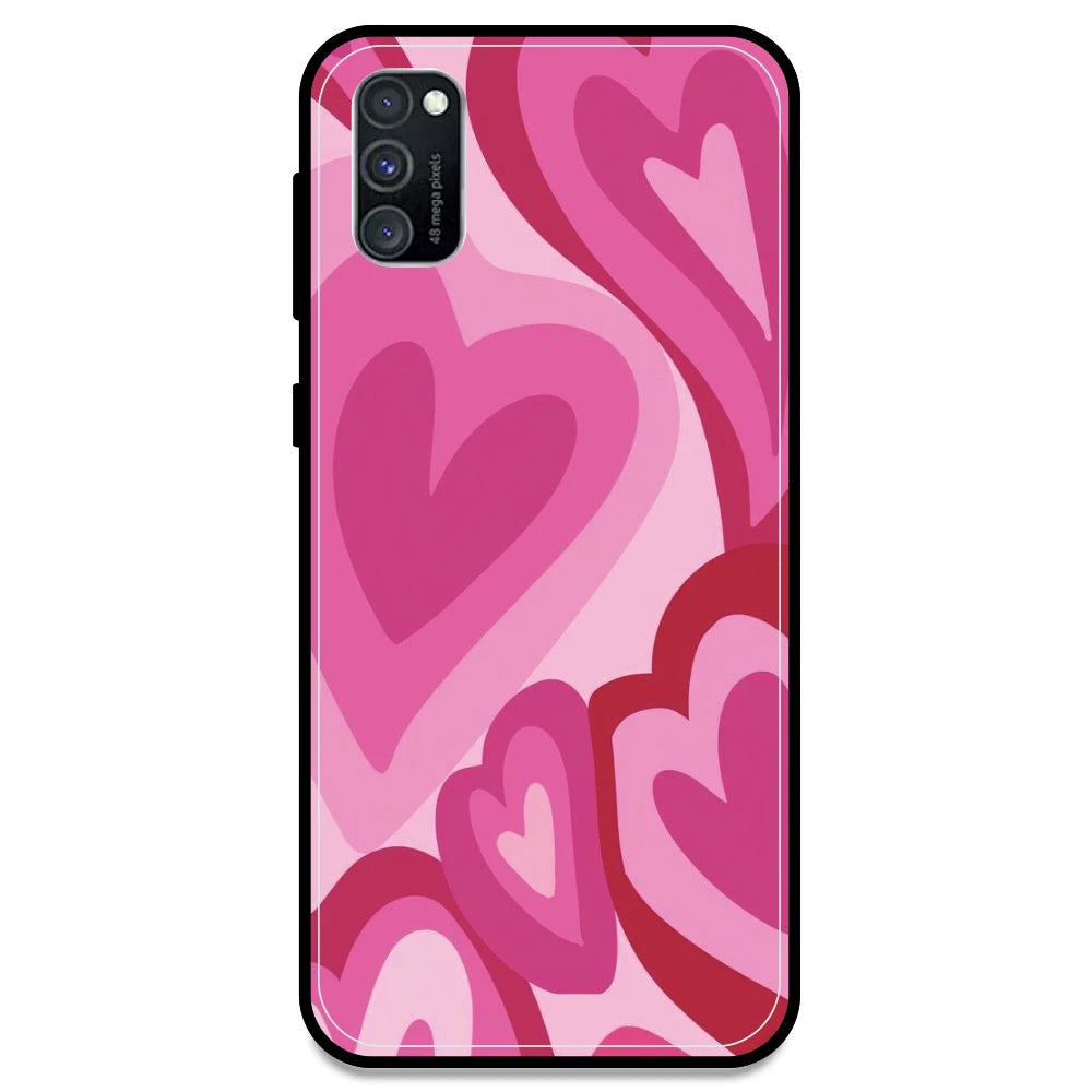 Pink Mini Hearts - Armor Case For Samsung Models Samsung M30s