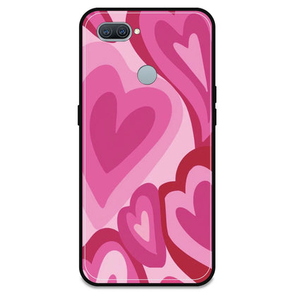 Pink Mini Hearts - Armor Case For Oppo Models Oppo A12