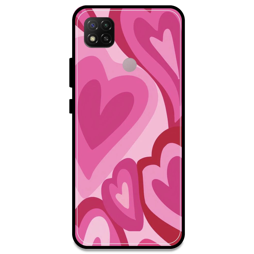 Pink Mini Hearts  - Armor Case For Redmi Models Redmi Note 9C