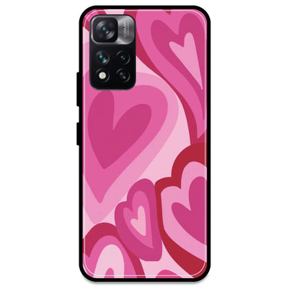 Pink Mini Hearts  - Armor Case For Redmi Models Redmi Note 11i