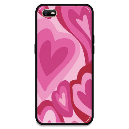 Pink Mini Hearts - Armor Case For Oppo Models Oppo A1K