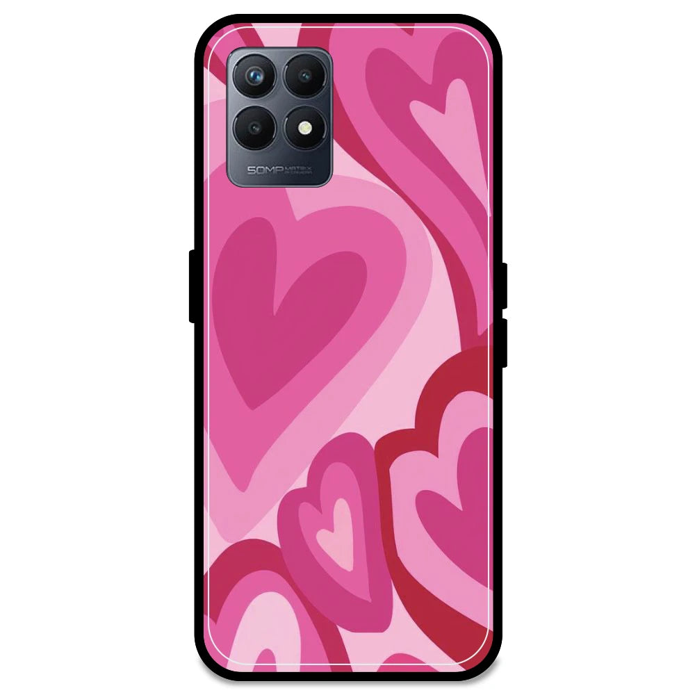 Pink Mini Hearts - Armor Case For Realme Models Realme Narzo 50 5G