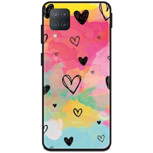 Hearts - Armor Case For Samsung Models Samsung F12