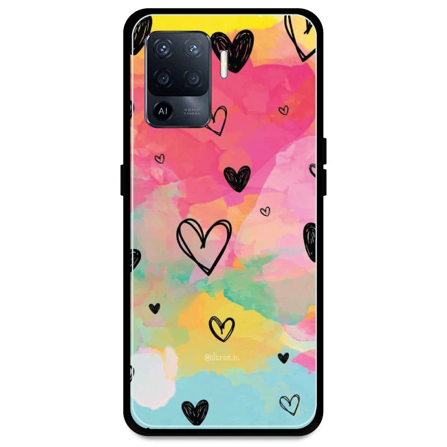 Hearts - Armor Case For Oppo Models Oppo A94