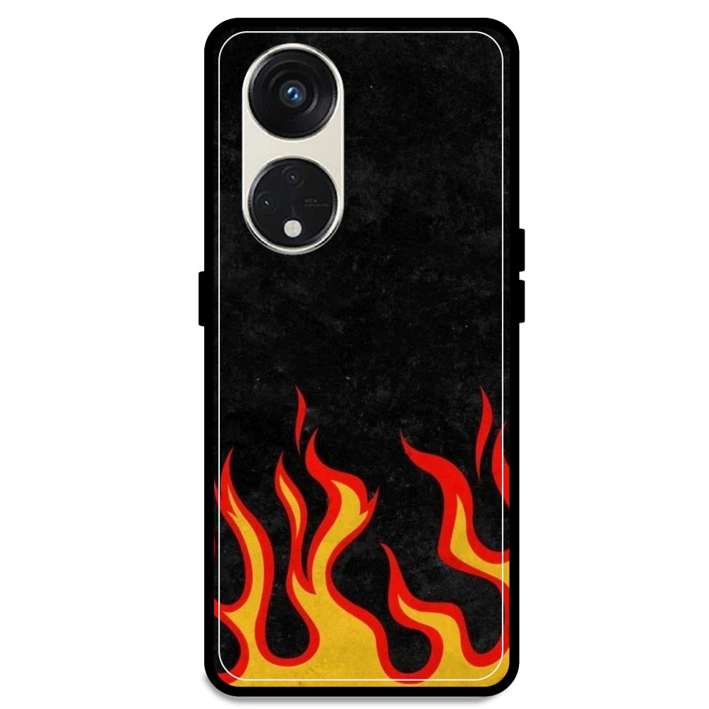 Low Flames - Armor Case For Oppo Models Oppo Reno 8T 5G