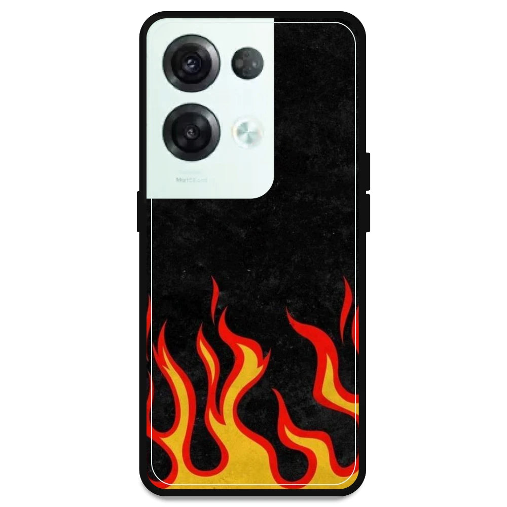 Low Flames - Armor Case For Oppo Models Oppo Reno 8 Pro 5G