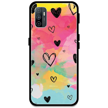 Hearts - Armor Case For Oppo Models Oppo A33