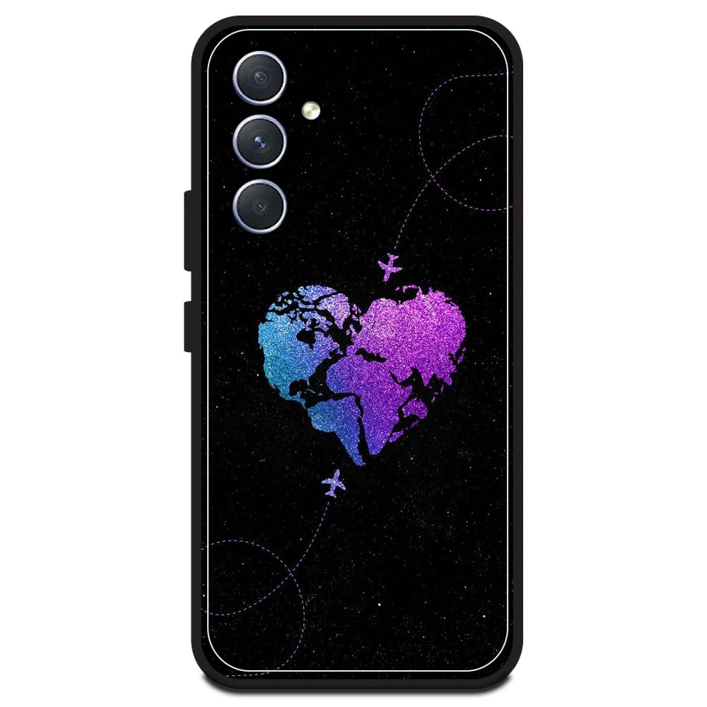 Travel Heart - Armor Case For Samsung Models Samsung A54 5G