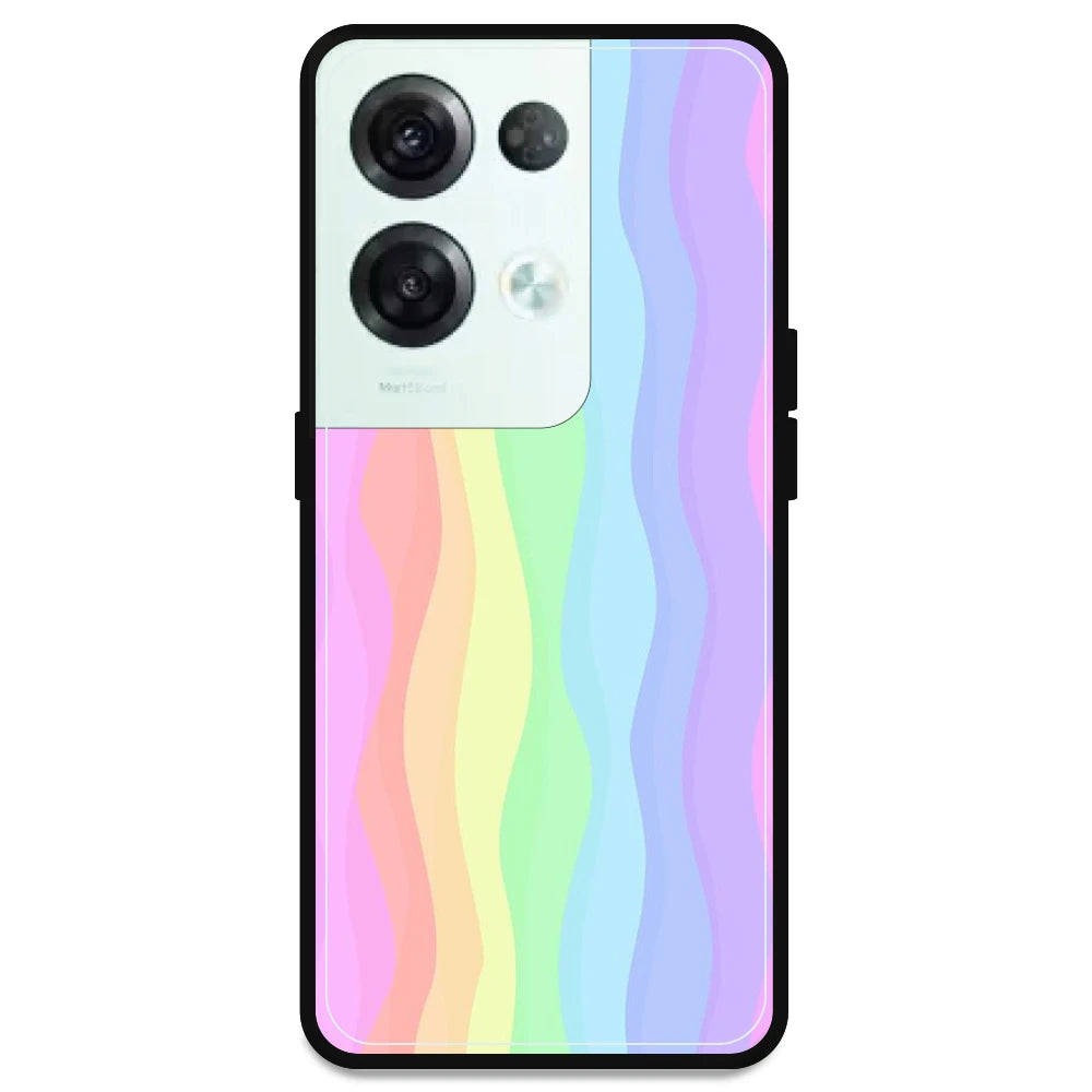 Pastel Rainbows - Armor Case For Oppo Models Oppo Reno 8 Pro 5G