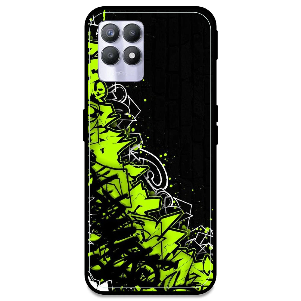 Green Graffiti - Armor Case For Realme Models Realme 8i