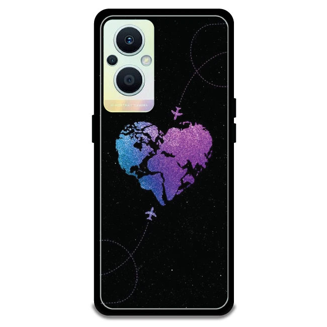 Travel Heart - Armor Case For Oppo Models Oppo F21 Pro 5G