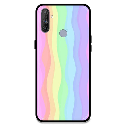 Pastel Rainbows - Armor Case For Realme Models Realme Narzo 10A