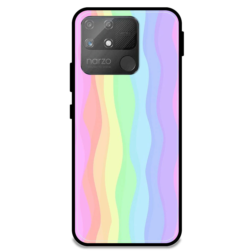 Pastel Rainbows - Armor Case For Realme Models Realme Narzo 50A