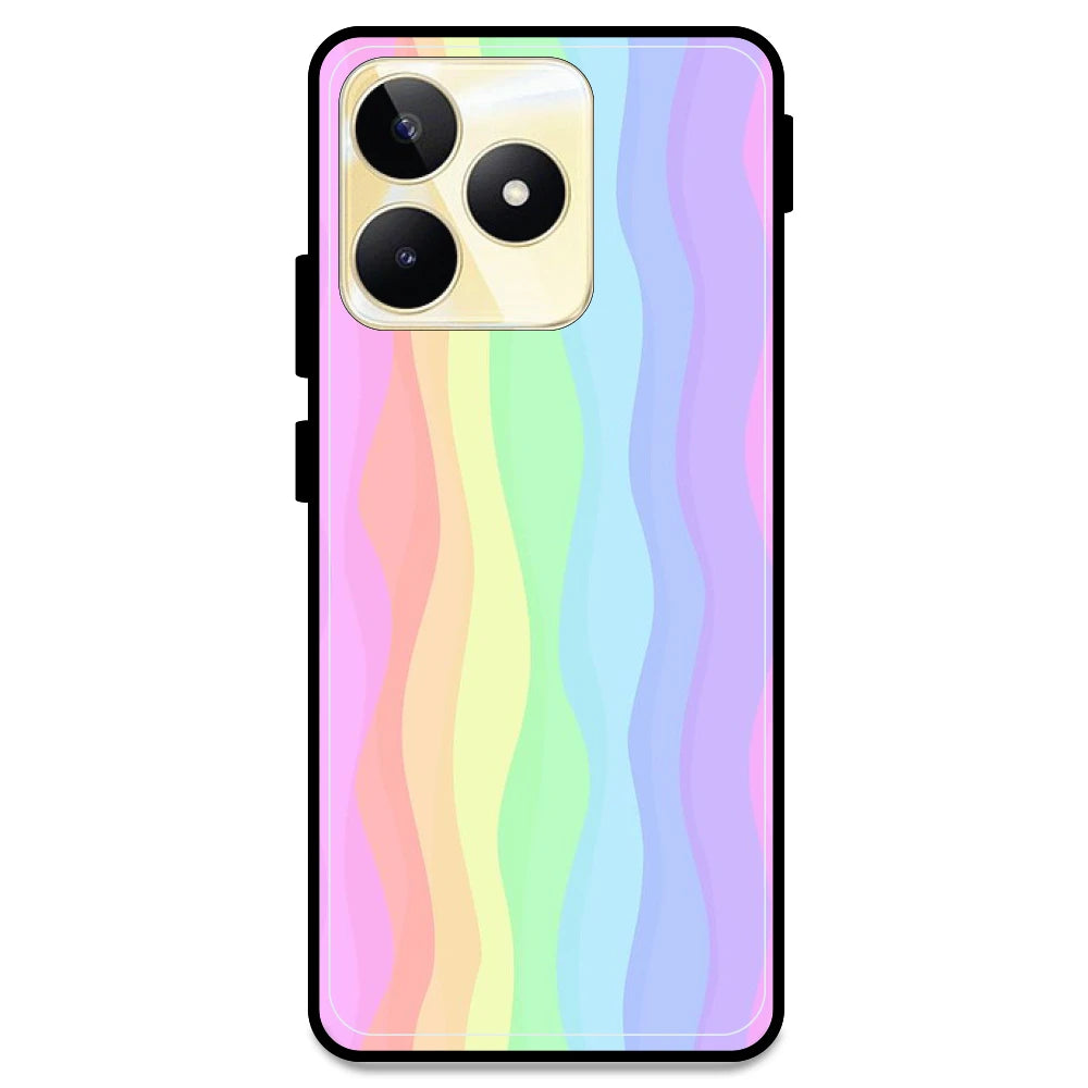 Pastel Rainbows - Armor Case For Realme Models Realme Narzo N53