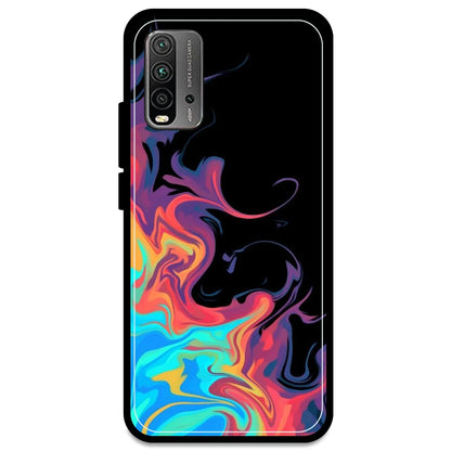 Rainbow Watermarble - Armor Case For Redmi Models Redmi Note 9 Power
