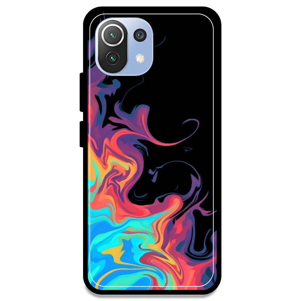 Rainbow Watermarble - Armor Case For Redmi Models Redmi Note 11 Lite