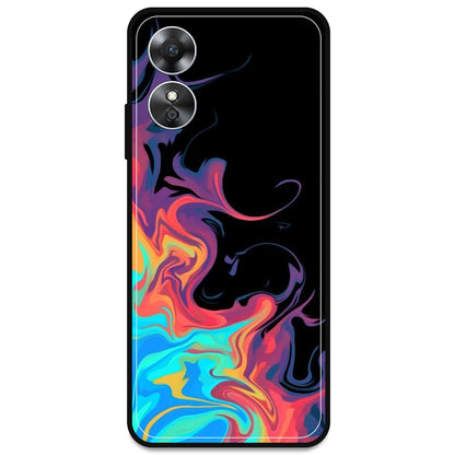 Rainbow Watermarble - Armor Case For Oppo Models Oppo A17