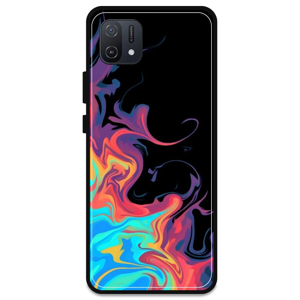 Rainbow Watermarble - Armor Case For Oppo Models Oppo A16K