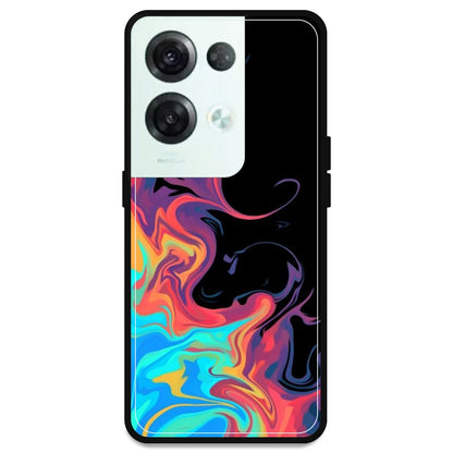 Rainbow Watermarble - Armor Case For Oppo Models Oppo Reno 8 Pro 5G