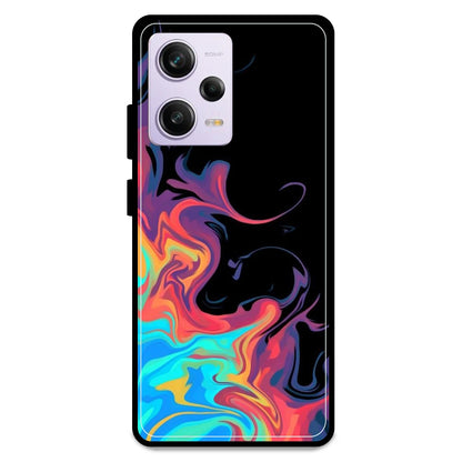 Rainbow Watermarble - Armor Case For Redmi Models Redmi Note 12 Pro