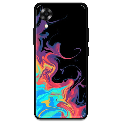 Rainbow Watermarble - Armor Case For Oppo Models Oppo A17K