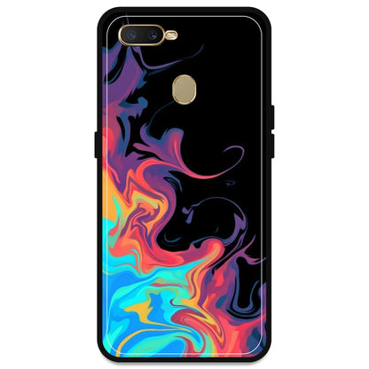 Rainbow Watermarble - Armor Case For Oppo Models Oppo A5s