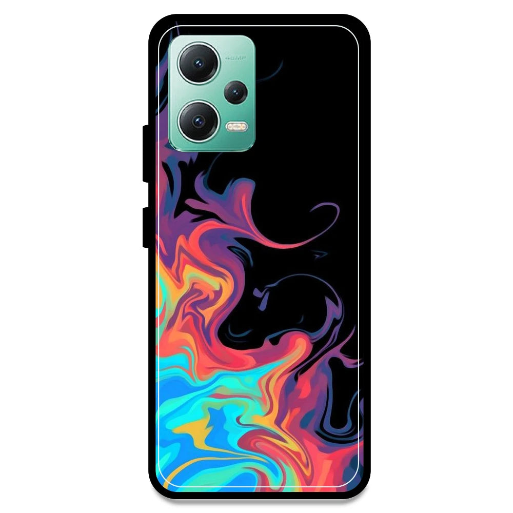 Rainbow Watermarble - Armor Case For Redmi Models Redmi Note 12