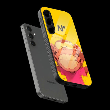 Grinning Monkey - Glass Case For Samsung Galaxy Infographic