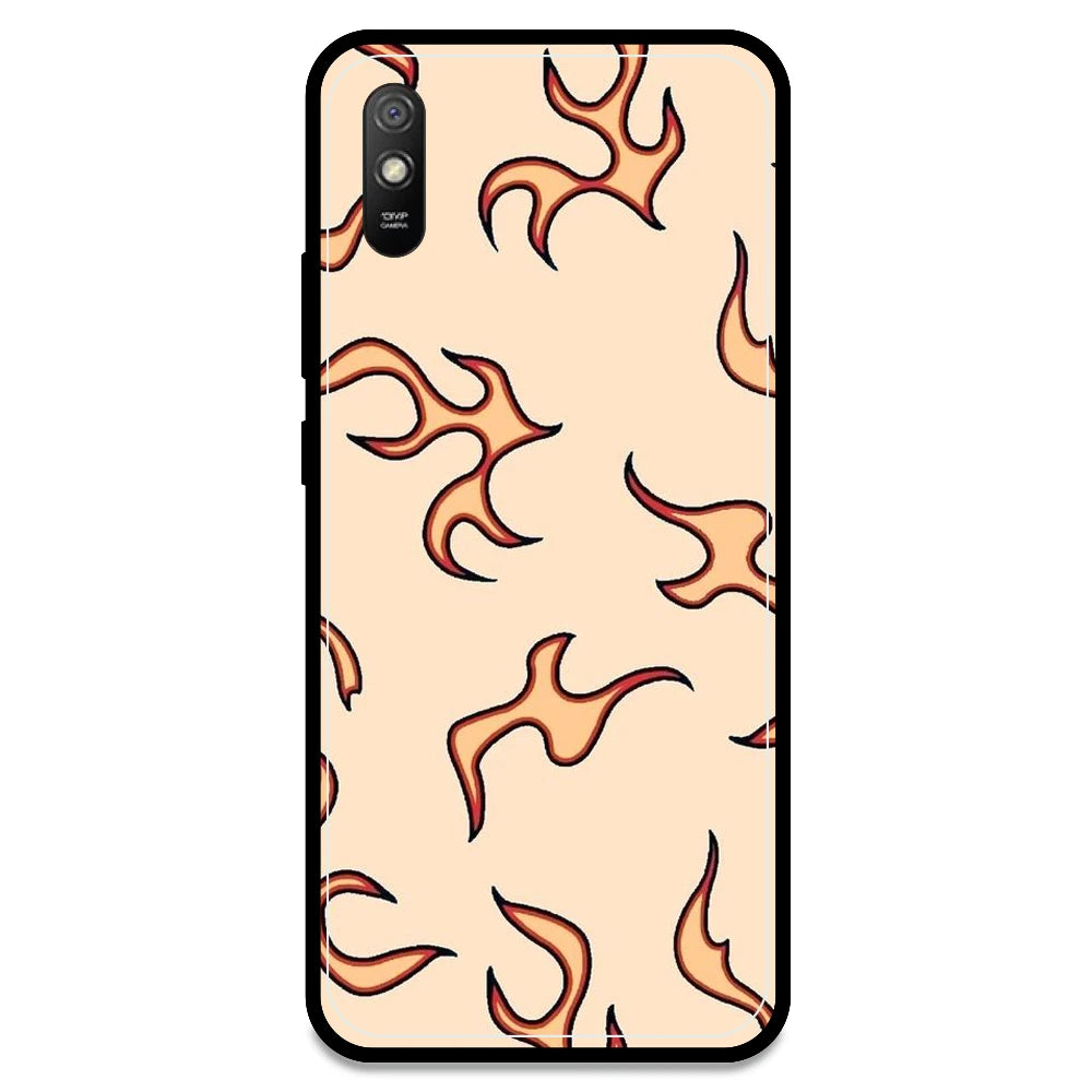 Yellow Flames - Armor Case For Redmi Models Redmi Note 9i