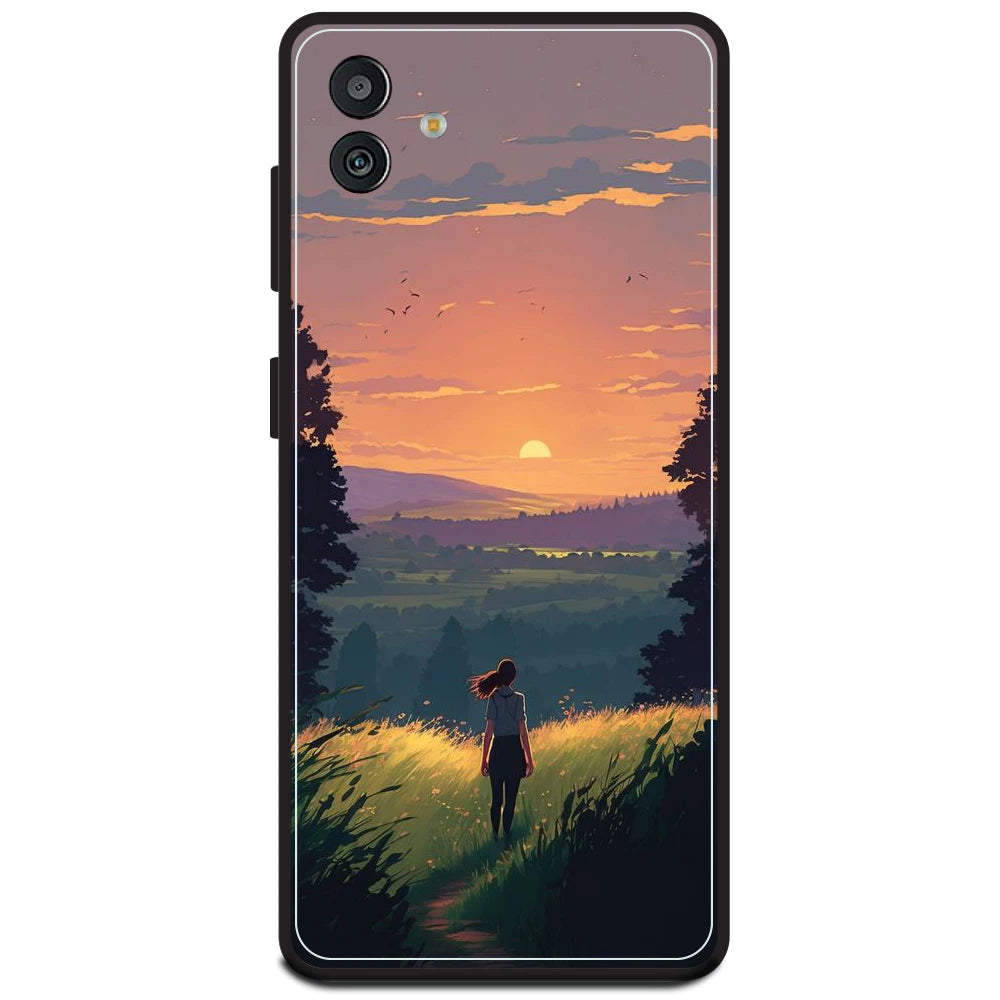 Girl & The Mountains - Armor Case For Samsung Models Samsung M13 5G