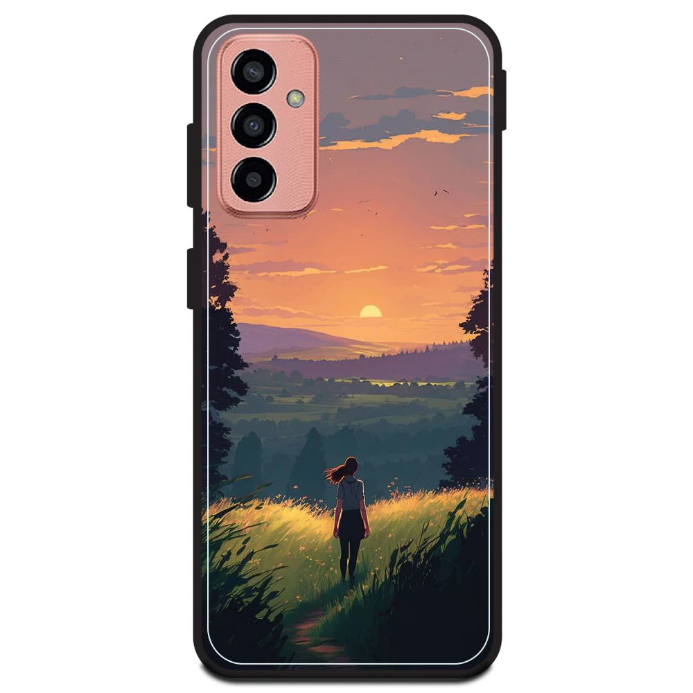 Girl & The Mountains - Armor Case For Samsung Models Samsung M13