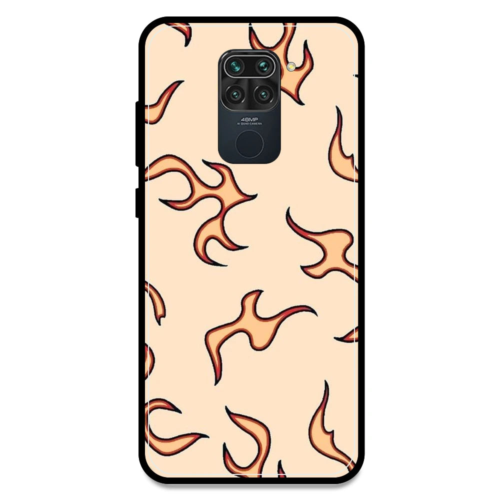 Yellow Flames - Armor Case For Redmi Models Redmi Note 9