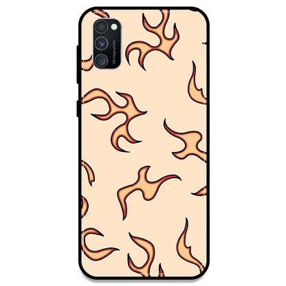 Yellow Flames - Armor Case For Samsung Models Samsung M30s