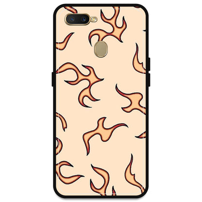 Yellow Flames - Armor Case For Oppo Models Oppo A7