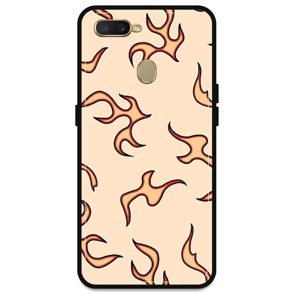 Yellow Flames - Armor Case For Oppo Models Oppo A5s