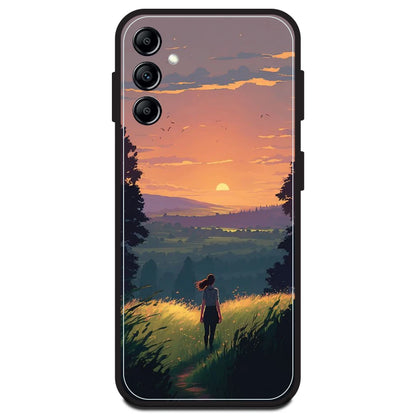 Girl & The Mountains - Armor Case For Samsung Models Samsung A14 5G