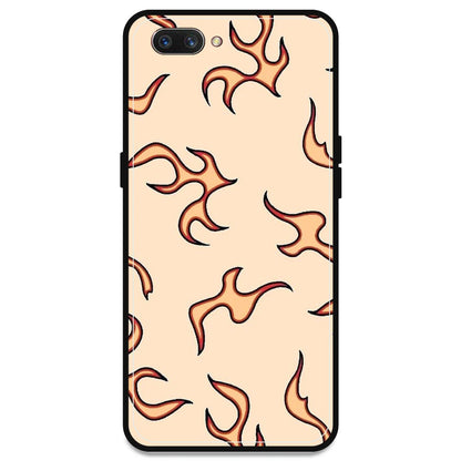 Yellow Flames - Armor Case For Oppo Models Oppo A3s