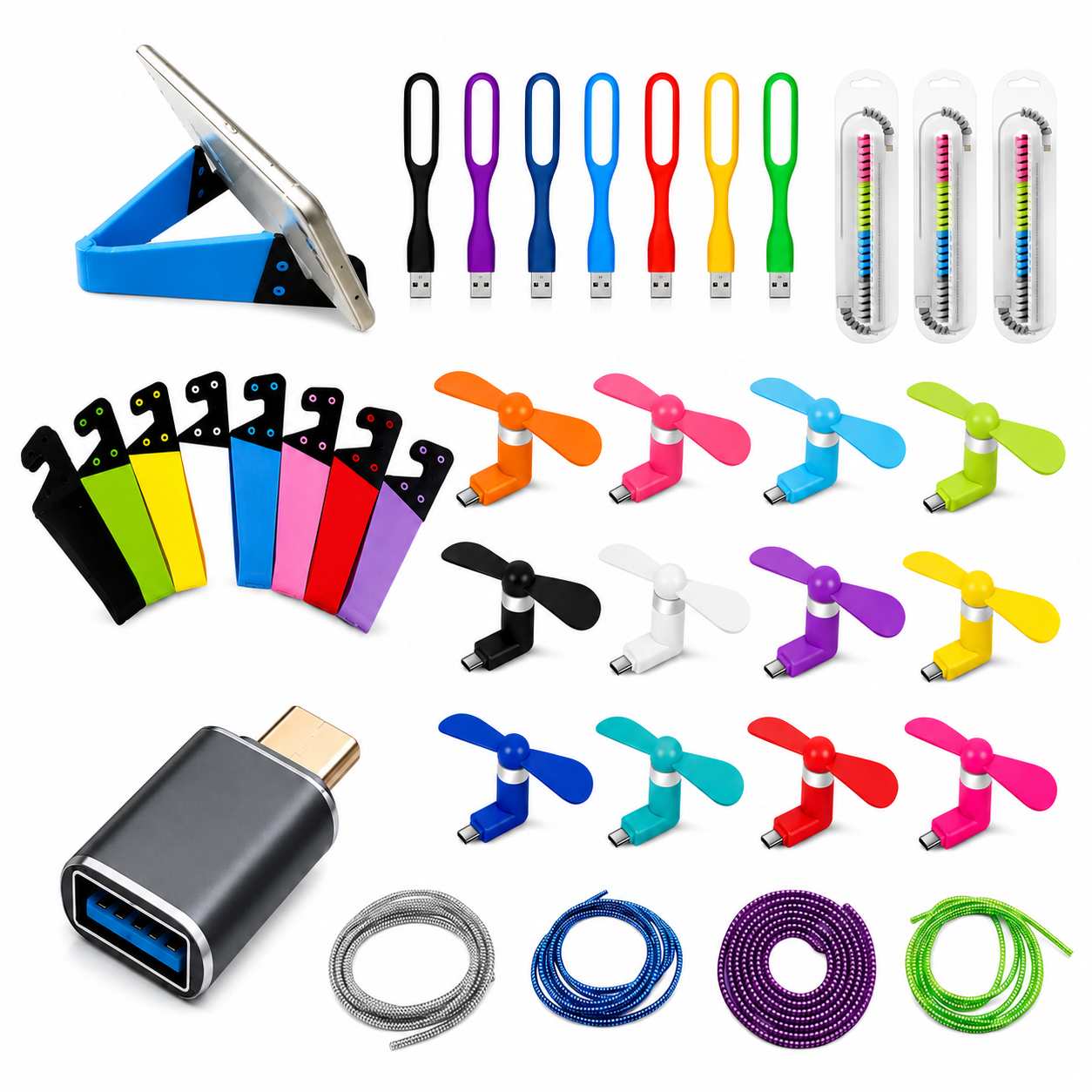 Combo of 6 Mobile Utility USB Tools