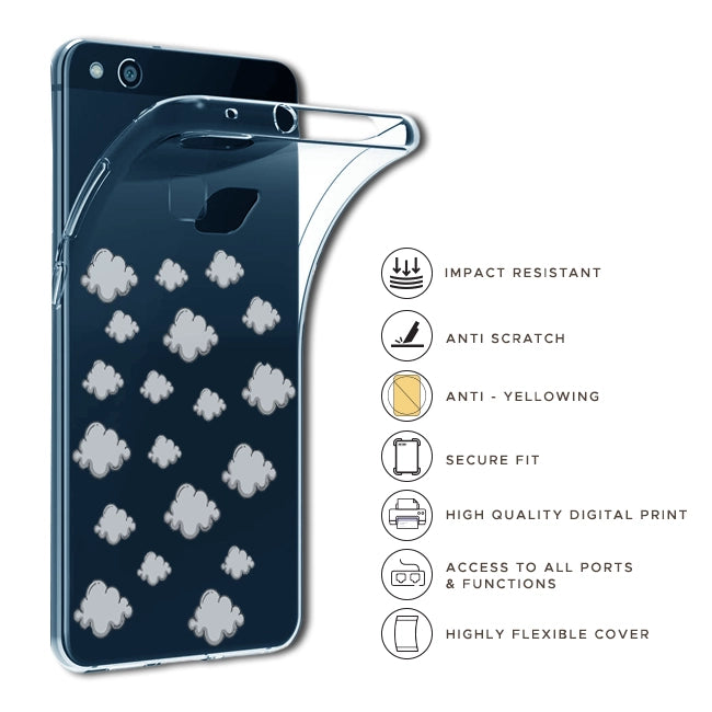 Clouds - Clear Printed Case For Nothing Models infographic