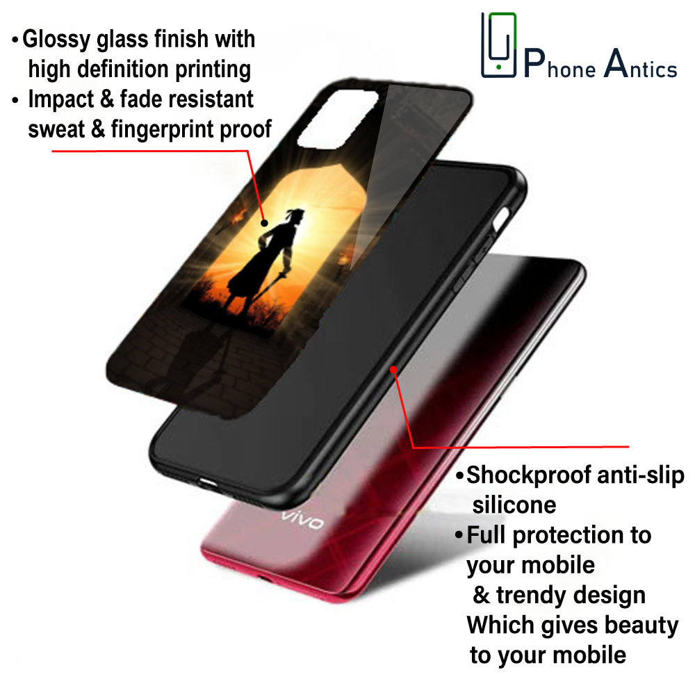 Shivaji Maharaj - Glass Case For Oppo Models infographic