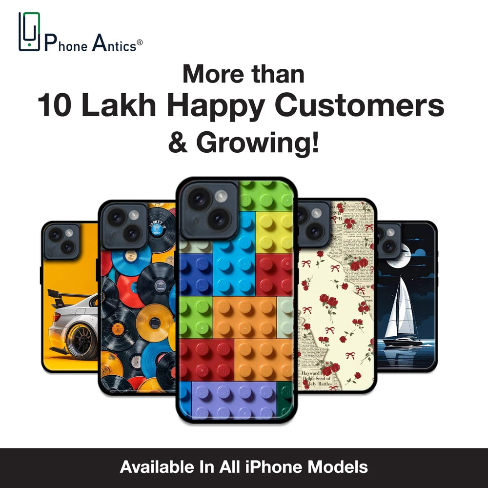 Brown Checkered Flower Quote - Glossy Metal Silicone Case For Apple iPhone Infographic