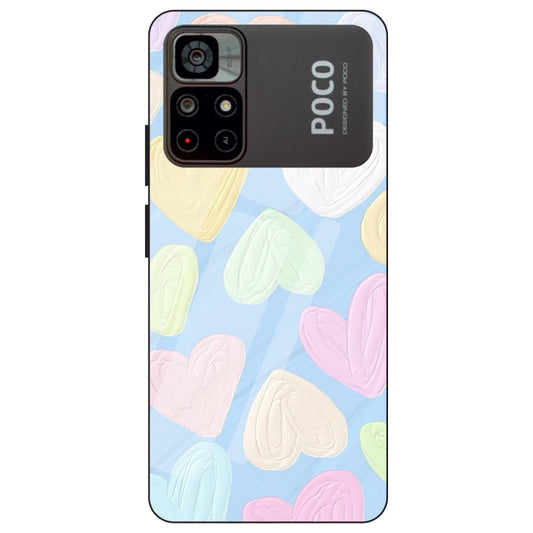 Pastel Hearts - Glass Cases For Poco Models