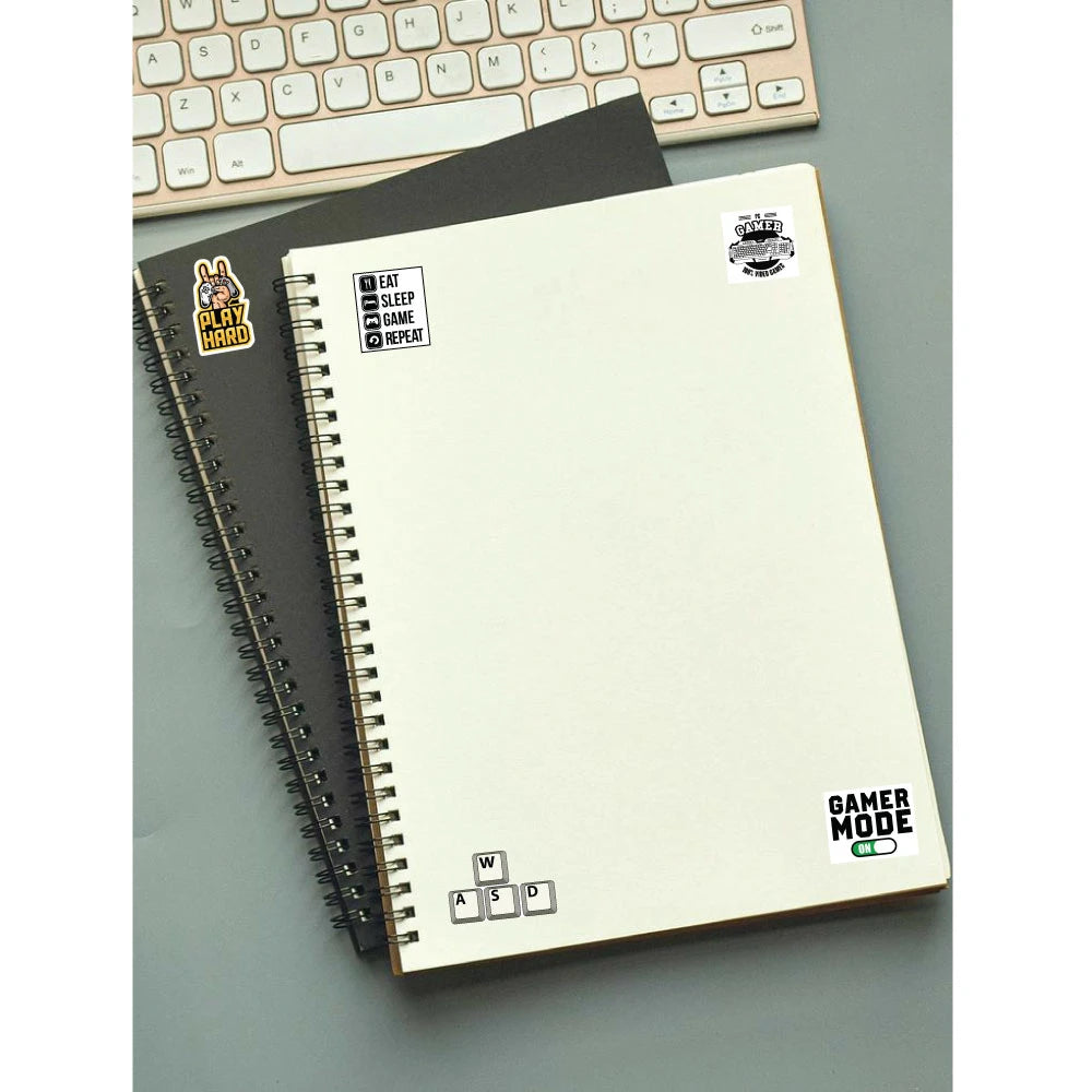 Gaming Stickers Pack – 42+ Waterproof Gamer Stickers Infographic