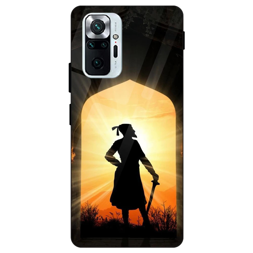 Shivaji Maharaj - Glass Cases For Redmi Models