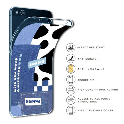 Cow Print Collage - Silicone  Case For Apple iPhone Models infographic