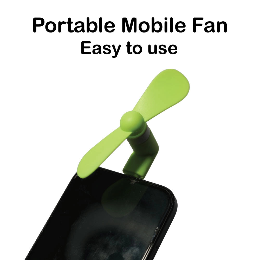 C-Type Mobile Fan Infographic